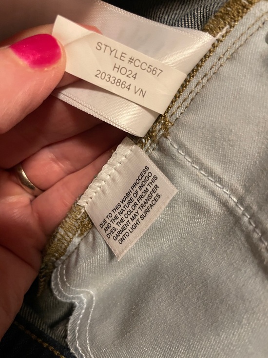 J. Crew ‘96 Denim Trouser High-Rise Wide Leg Dark Blue  Size 29P - Picture 11 of 11